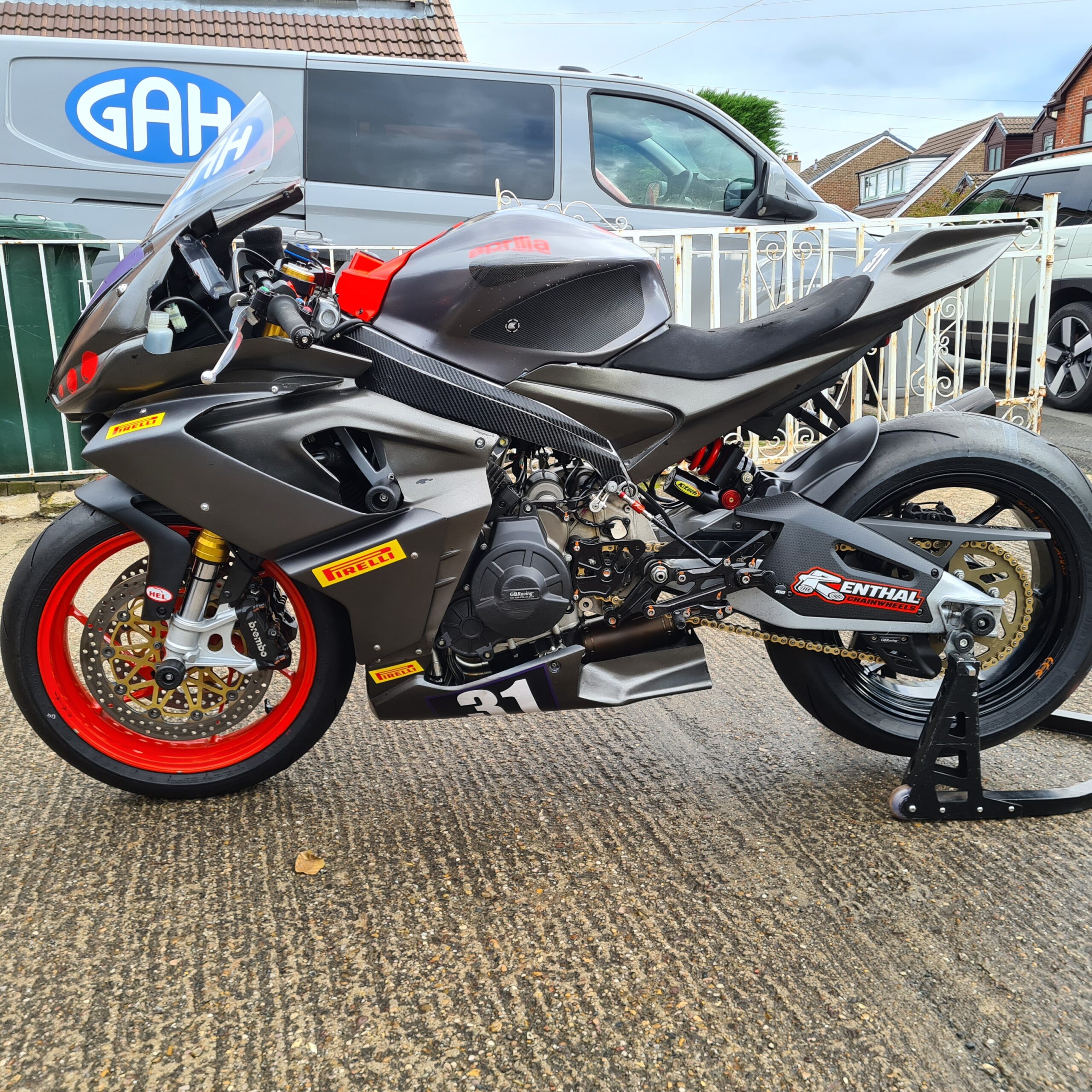 Aprilia rs660 BSB Race bike